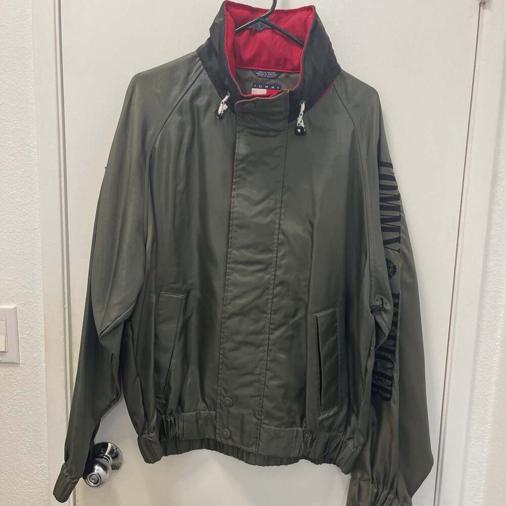 Vintage Tommy Hilfiger Green Sailing Jacket Size M